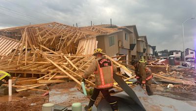 Houston weather: Magnolia homes collapse, 16-year-old killed amid severe weather, officials say