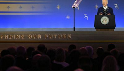 Joe Biden pide revitalizar el apoyo a Ucrania en la cumbre del 75 aniversario de la OTAN