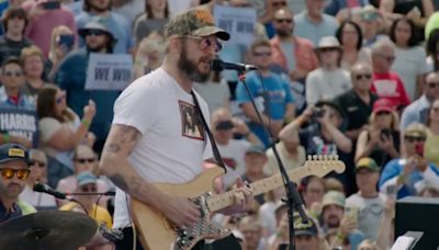 Bon Iver Performs at Kamala Harris Rally in Eau Claire, Wisconsin: Watch