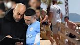 Echan de una playa a estrella del Manchester City y a su esposa tras protagonizar una fuerte discusión