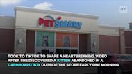 Woman makes heartbreaking discovery in box outside pet store