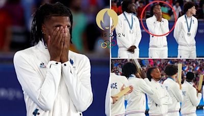 Olise removes silver medal after heartbreaking Olympics loss to Spain