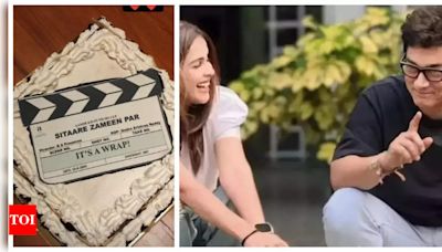 'Sitaare Zameen Par': ‘It’s a wrap’ for Aamir Khan and Genelia Deshmukh starrer; See pics | Hindi Movie News - Times of India