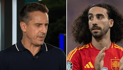 Cucurella hits back after Neville claimed he was damaging Spain's Euros chances