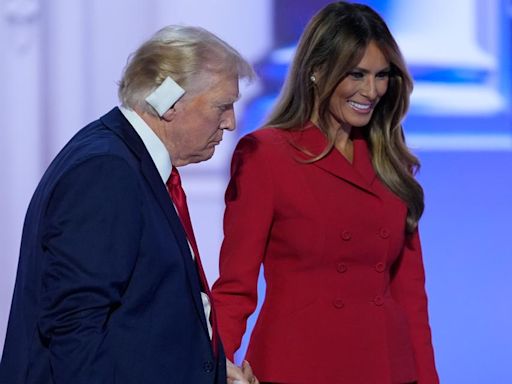 Former first lady Melania Trump made a rare appearance on the Republican convention's last night