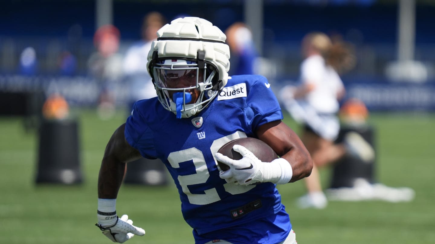 Giants RB Tyrone Tracy, Jr. Avoids Worst-case Scenario After Injury Scare