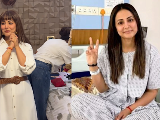 Hina Khan pens a heartfelt note sharing how 'nothing fits' from her closet as she battles stage three breast cancer | - Times of India