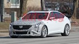 2024 Cadillac CT5-V Blackwing spy shots show aggressive look