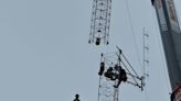 METCAD 911 assembles new radio tower in Mahomet