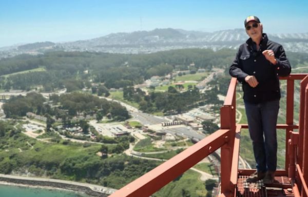 High atop Golden Gate Bridge, Newsom touts tourism comeback; Bay Area lags state