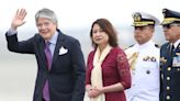 El mandatario de Ecuador llega a Perú para conmemorar los 25 años de los acuerdos de paz