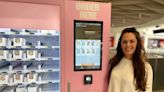 Salted caramel cupcakes on demand at vegan vending machine in Cape Cod Mall