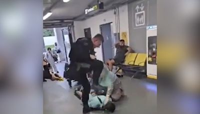 Police officer under criminal investigation for assault after Manchester Airport video, watchdog says