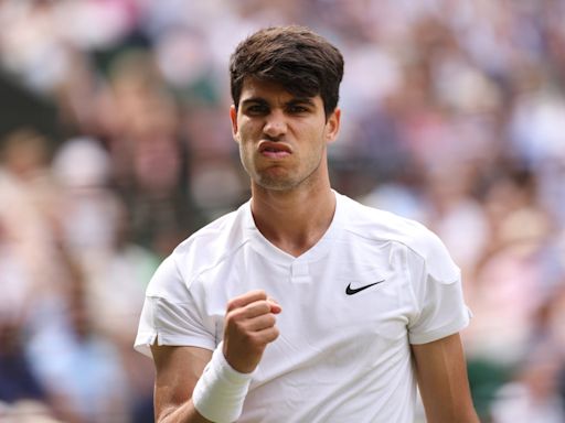 Wimbledon 2024 LIVE: Tennis score as sensational Carlos Alcaraz just a set away from win over Novak Djokovic