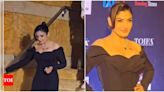 TOIFA OTT Awards 2023: Raveena Tandon grab eyeballs as she channels her inner Madonna in a stunning black gown on the red carpet - WATCH | Hindi Movie News - Times of India