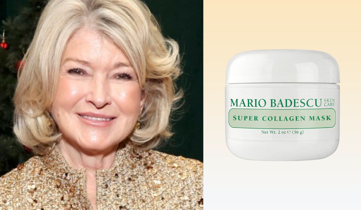 Martha Stewart, 82, uses this fan-favorite collagen mask — and it's down to $14