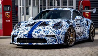 Porsche : une 911 GT3 RS transformée en Art Car pour célébrer un anniversaire (+ images)