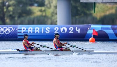 César Abaroa y Eber Sanhueza quedan fuera de las semifinales del remo en París 2024 - La Tercera