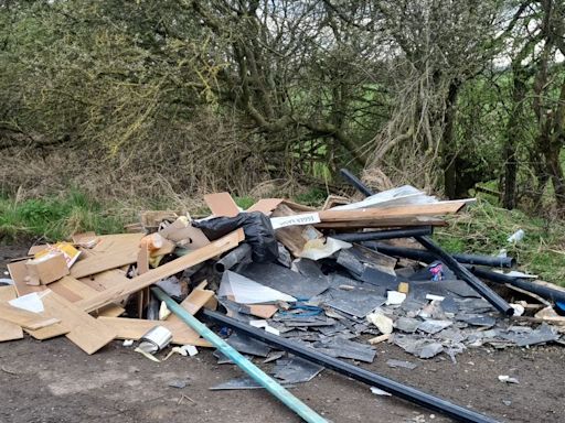 Fly tippers handed hefty fines after dumping rubbish in laybys