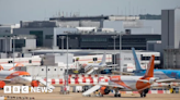 Gatwick: Flights delayed as plane stuck on runway with hot brakes