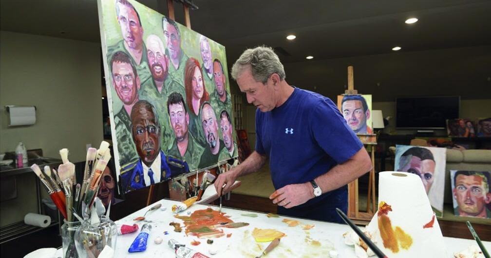 Portraits of Courage: George W. Bush’s paintings of veterans are heading to Disney World