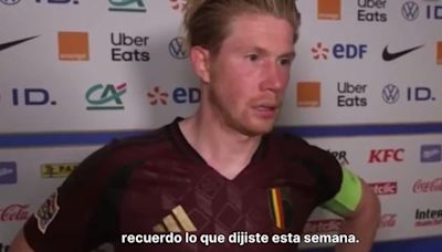 Kevin de Bruyne: "No puedo tolerar la forma en la que hemos jugado" - MarcaTV