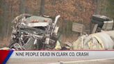 Nine dead in Clark County crash