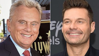 Pat Sajak and Vanna White greet Ryan Seacrest as new 'Wheel of Fortune' host