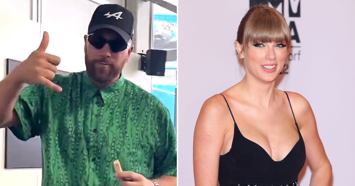 Travis Kelce Welcomed to F1 Miami Grand Prix With Taylor Swift Song