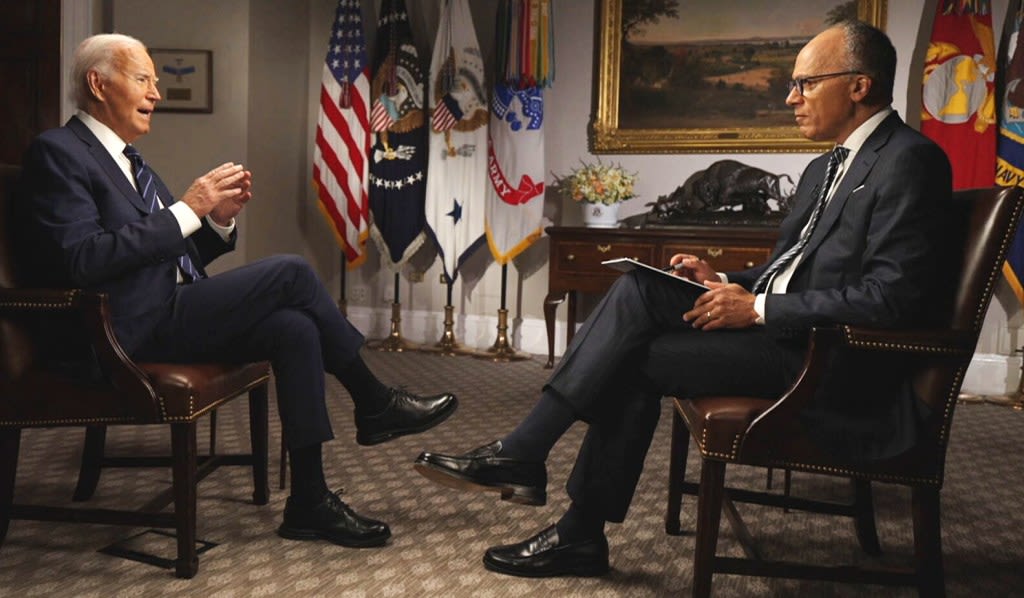 Trump “Talks About Bloodbath If He Loses,” Biden Reminds Lester Holt In Preview Of Primetime NBC Interview Tonight