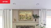 Before and After: A ‘70s Fireplace Goes from a Living Room Eyesore to a Favorite Feature