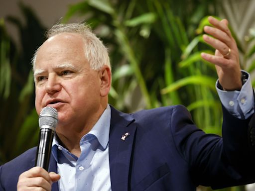 Tim Walz’s Folksy Appeal Makes Him a Contender for Harris Running Mate
