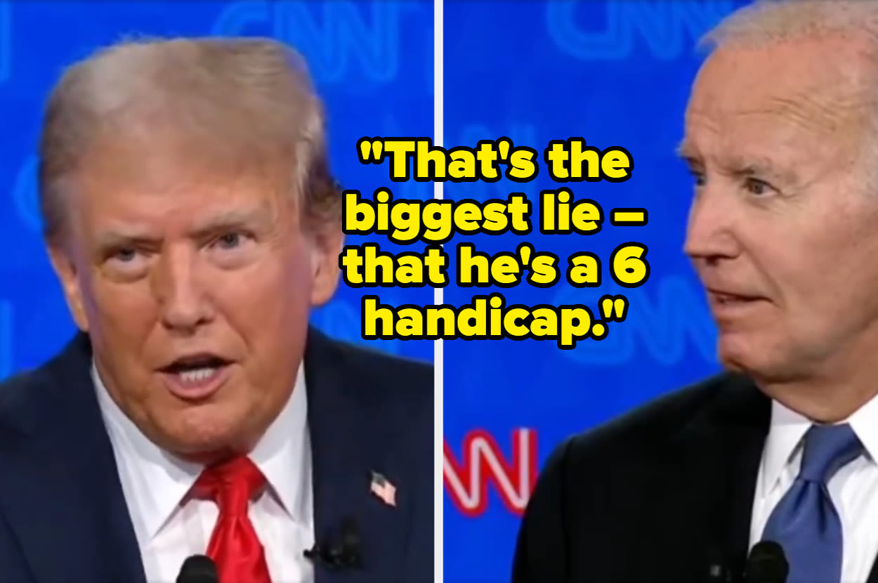 18 Painfully Funny Jokes About Joe Biden And Donald Trump Arguing Over Golf In The Middle Of The Presidential Debate Last...