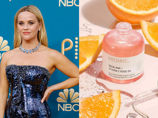 Reese Witherspoon, 48, uses this glowy vitamin C oil — and it's nearly 50% off