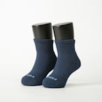 FOOTER除臭襪【童款M/L】單色運動氣墊短筒襪(ZH186-深藍)