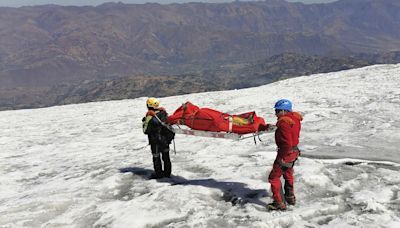 The body of a climber buried by an avalanche 22 years ago in Peru is found in the ice