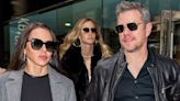 Matt Damon and Wife Luciana Barroso Hold Hands in Matching Leather Looks on Rare New York Fashion Week Date