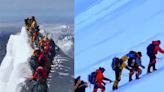 登山客「擠爆山脊」驚險畫面曝光！ 聖母峰攻頂已釀5死3傷