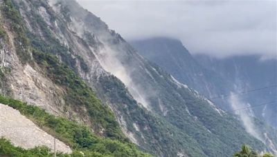 快訊／花蓮5.8淺層地震！「全台有感」崇德山區又土石崩落 驚險畫面曝