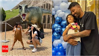 Hardik Pandya reacts to Natasa Stankovic's post of their son Agastya's fun day for the first time since divorce announcement | Hindi Movie News - Times of India