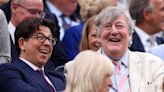 Stars Sienna Miller and Stephen Fry enjoy a laugh in the Royal Box