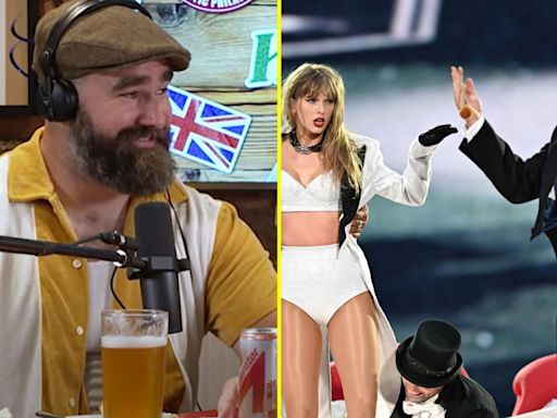 Jason Kelce's three-word response to Travis' performance with Taylor Swift