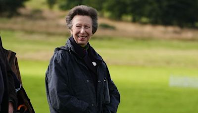 Hardworking Princess Anne thrills fans in leather boots and silk scarf