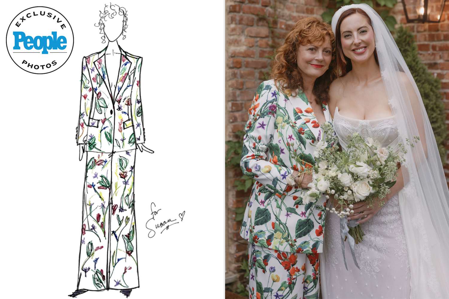 ​Susan Sarandon's Mother-of-the-Bride Suit Was Right on Theme for Daughter Eva Amurri's Wedding (Exclusive)