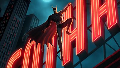 BATMAN: CAPED CRUSADER New Poster Shows The Dark Knight Keeping Watch Over Gotham City In The 1940s