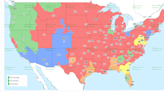 NFL Week 12 TV coverage maps