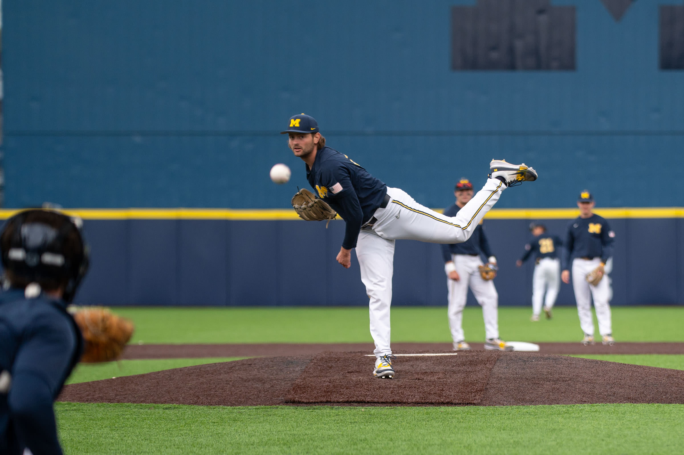 Jacob Denner holds Michigan steady in a back-and-forth affair