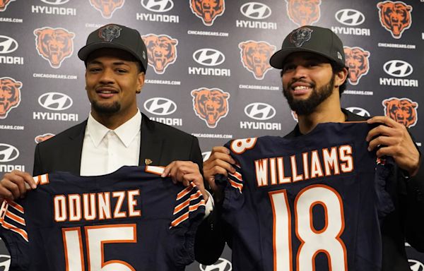 USC Football: Caleb Williams, New Bears Teammates Cheer on Another Chicago Rookie