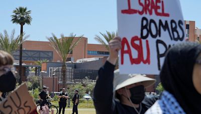 Students denounce ASU’s use of police, suspension against pro-Palestinian protesters