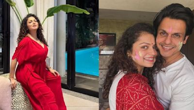 Madhubala fame Drashti Dhami flaunts her cute baby bump in red jumpsuit; asks 'can you see it now?'